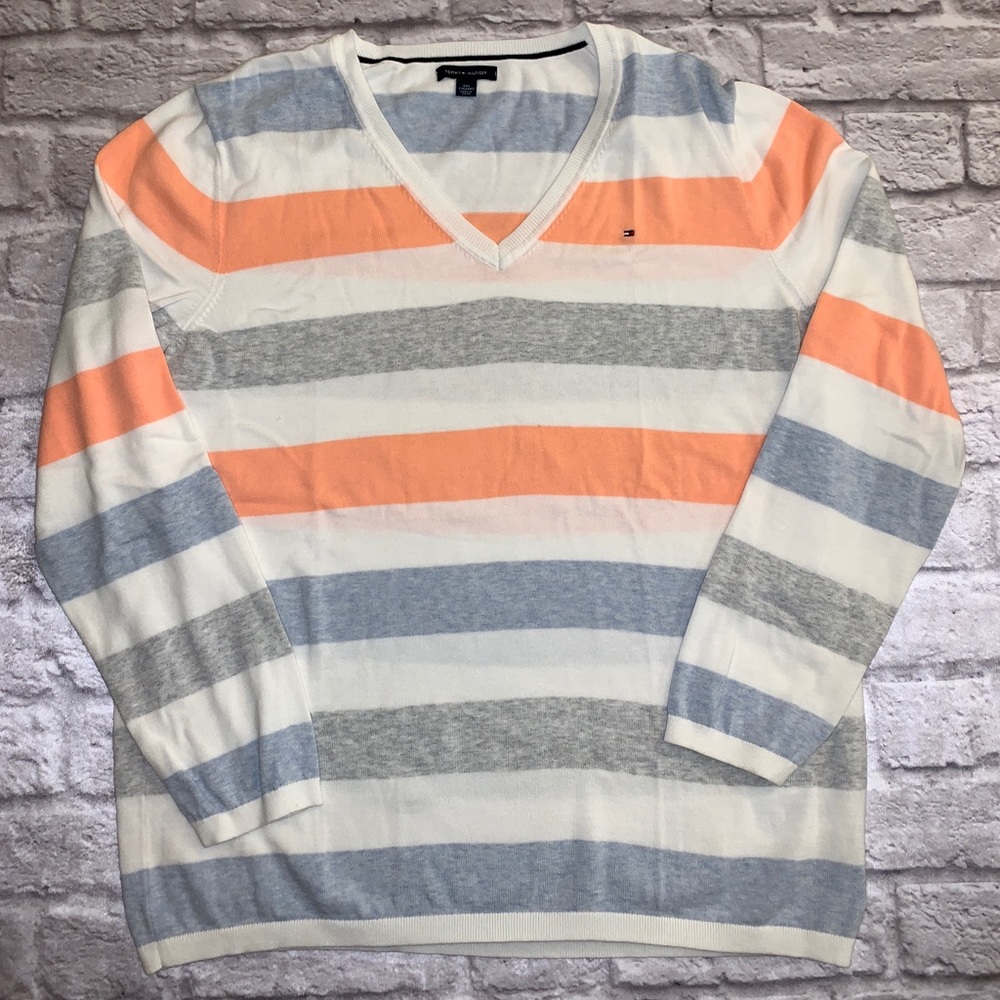 TOMMY HILFIGER SWEATER XXL V NECK